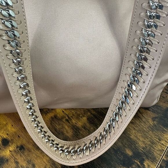 Stella McCartney Go Falabella Large Nylon Tote‎ Bag Beige - Picture 9 of 16